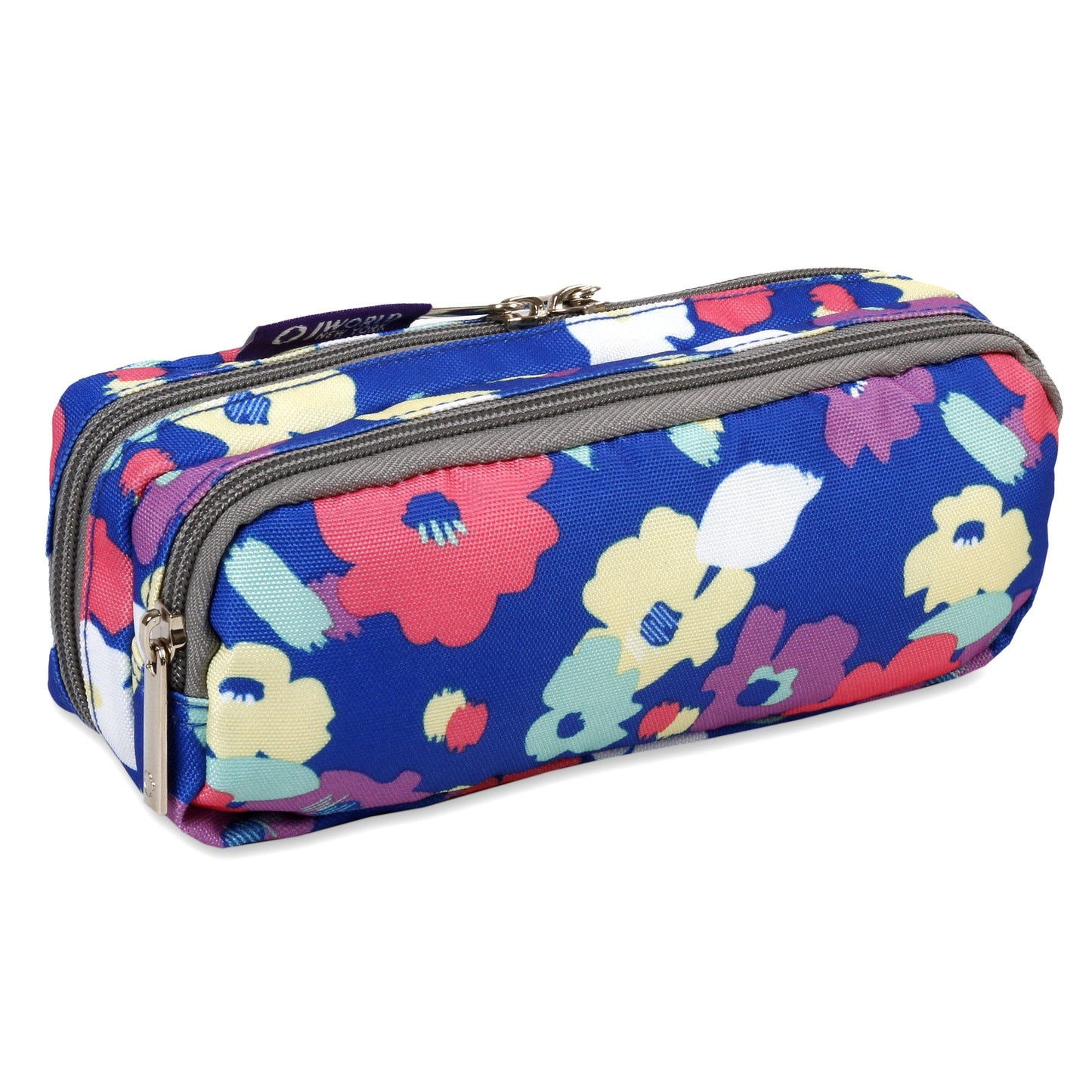 Girls Jojo Double Compartment Kids Pencil Case for School, Petals