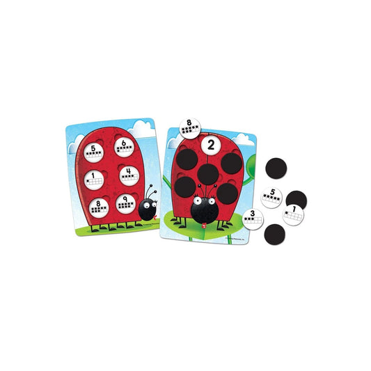 10 on the Spot Ten Frame Game - Math Manipulatives, Ages 5+