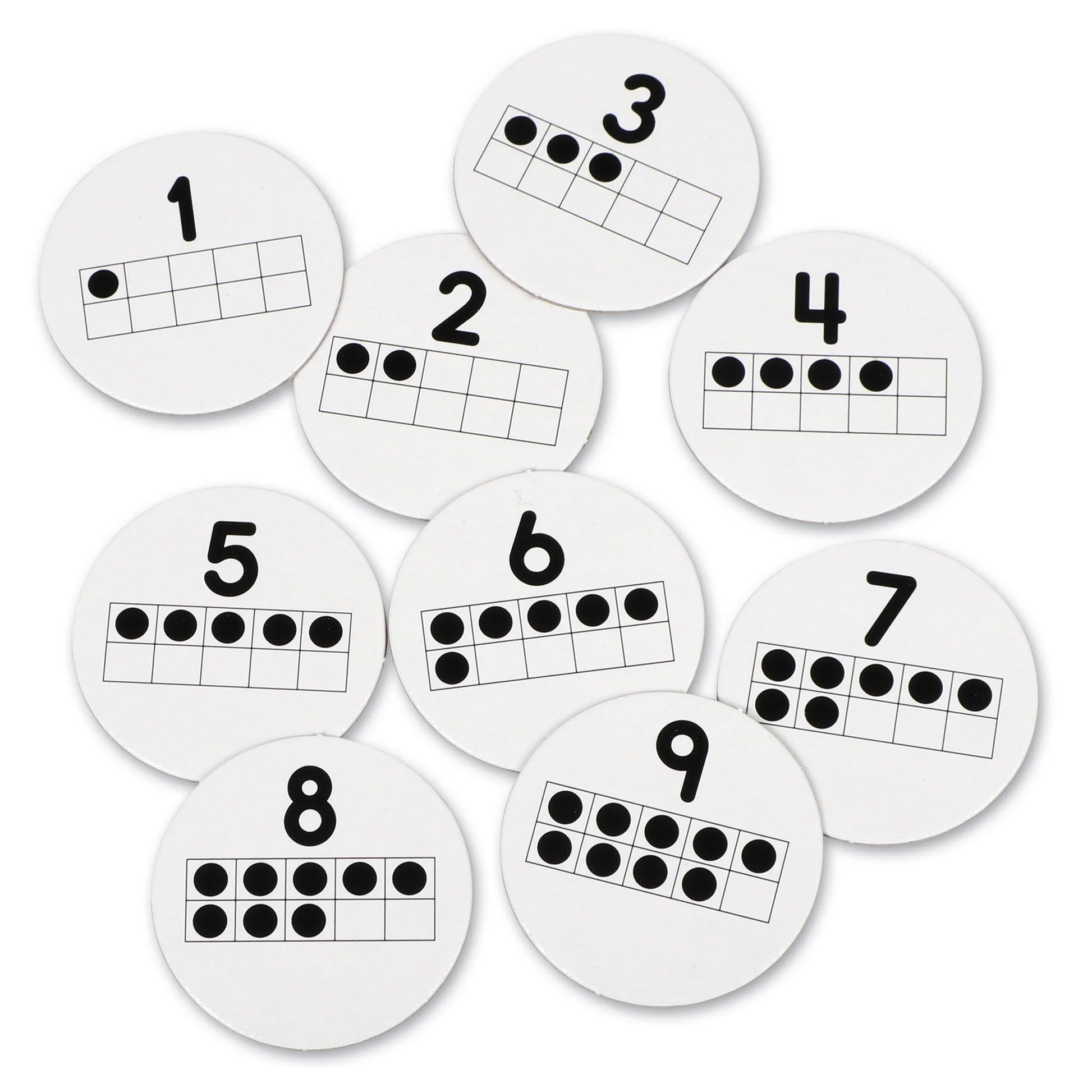 10 on the Spot Ten Frame Game - Math Manipulatives, Ages 5+