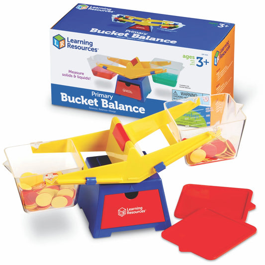 Primary Bucket Balance, Math Manipulatives, Ages 3 and Up