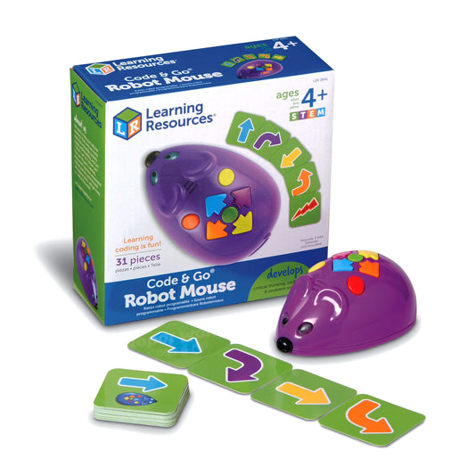 Programmable Robot Mouse, Coding Toys for Kids, Ages 4