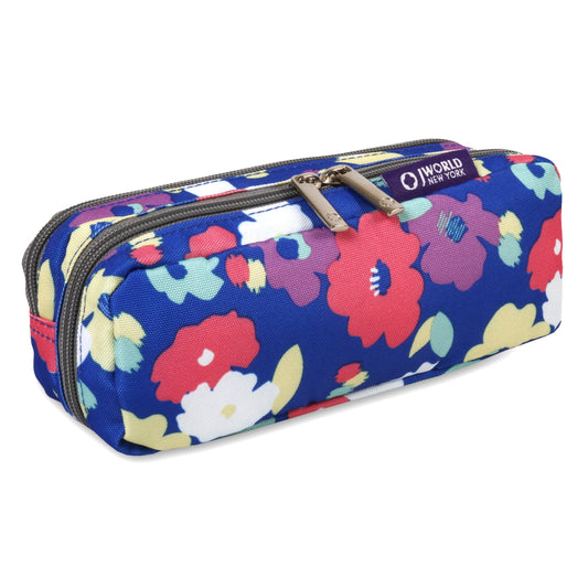 Girls Jojo Double Compartment Kids Pencil Case for School, Petals