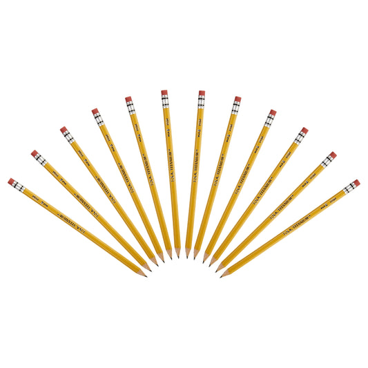 #2 HB Pencils – 12 Count, Pre-Sharpened, Latex-Free, PMA Certified