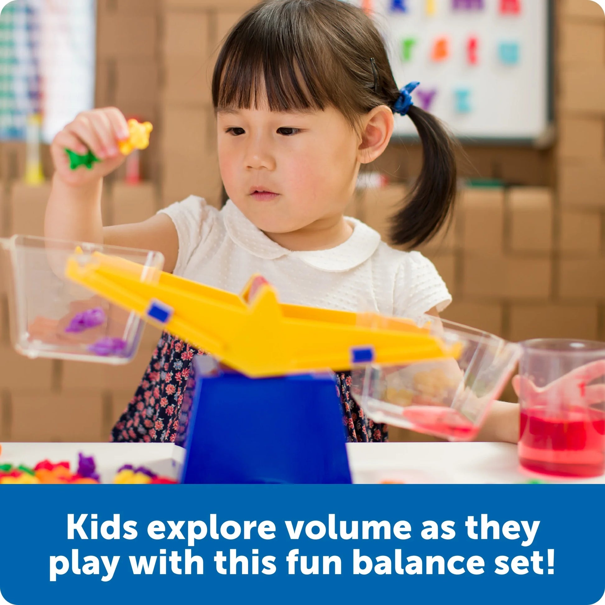 Primary Bucket Balance, Math Manipulatives, Ages 3 and Up