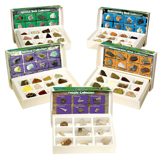 Complete Rock, Mineral, and Fossil Collection, STEM Kits for Kids