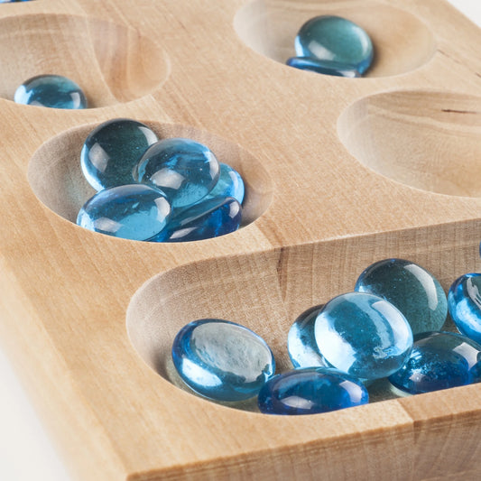 Hey! Play! Wooden Folding Mancala Game