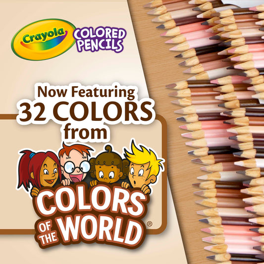 Colored Pencil Set, Colors of the World, 150 Ct, Back to School Supplies, Teacher Gifts
